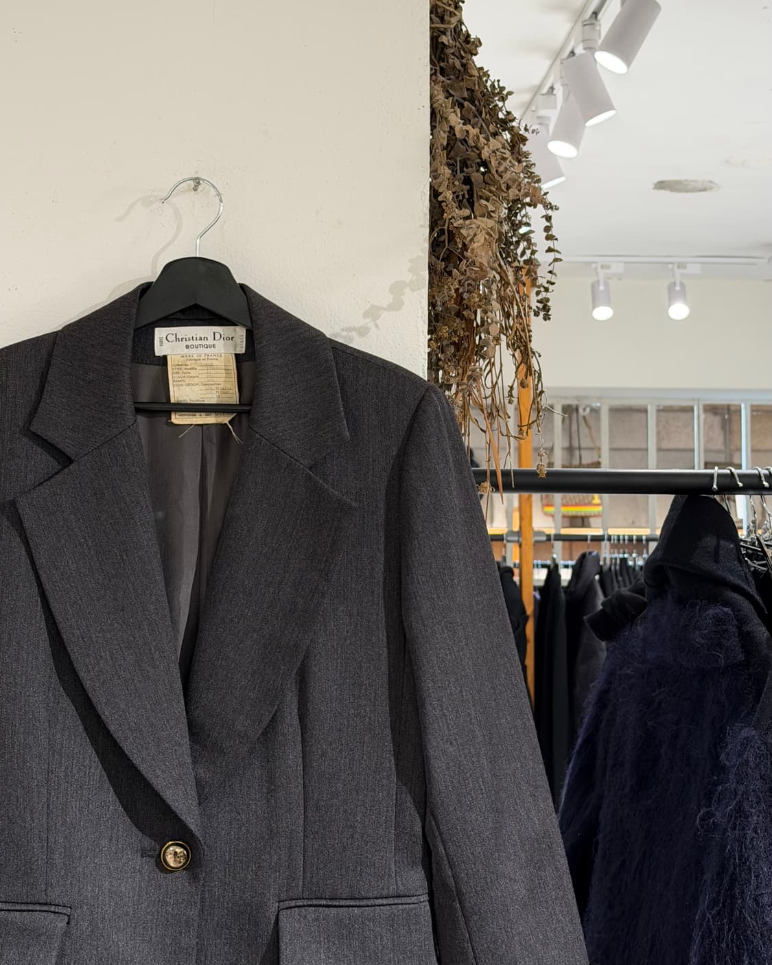 크리스찬 디올 부티크 차콜 울 블레이저 상품이미지3