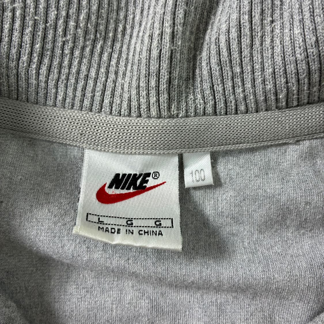 Nike  나이키 90,s 올드스쿨 빅로고 그레이 집업  상품이미지7
