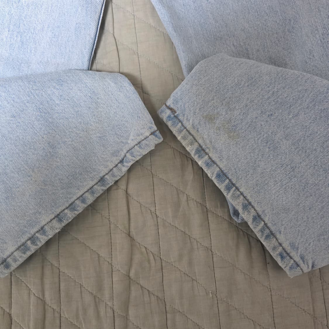 [38X32] 90s 빈티지 리바이스 실버탭 연청 배기핏 ver 라이트 상품이미지7