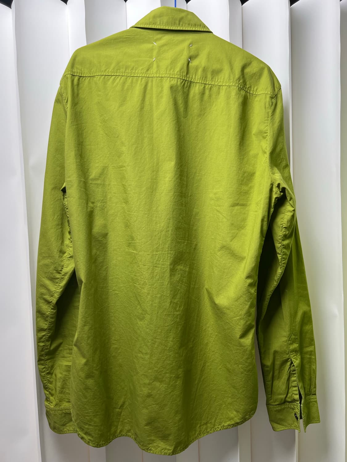 메종 마르지엘라 라임색 셔츠 41사이즈 상품이미지4