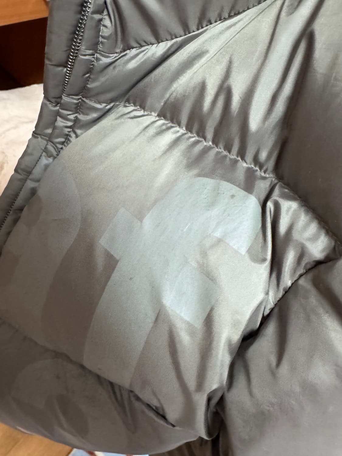 사파리스팟 1/2 베이직 사파리 다운 패딩 1사이즈(하자o) 상품이미지3