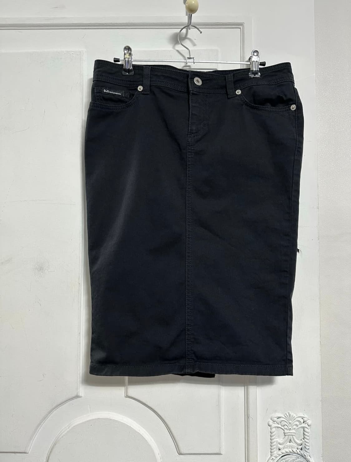 돌체앤가바나 코튼 미디스커트 상품이미지1