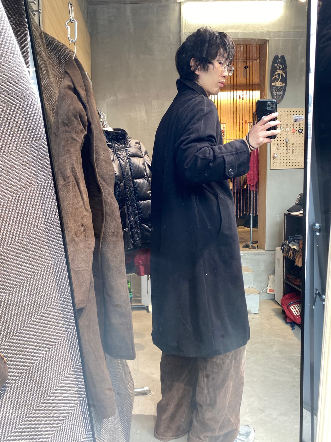 폴 스튜어트Newyork 캐시미어 코트 상품이미지5