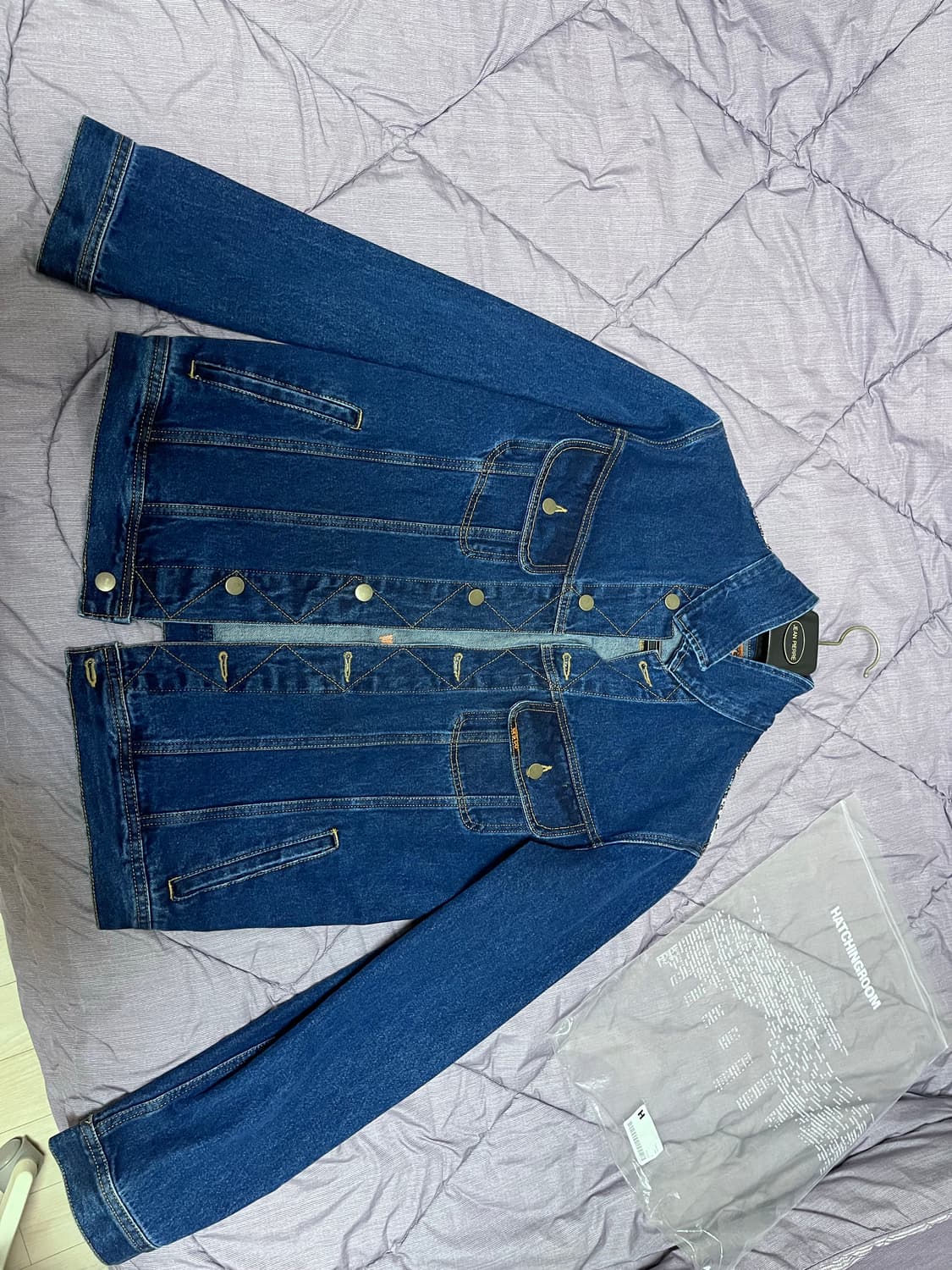 데님 트러커 자켓_블루-이알에스코 상품이미지3