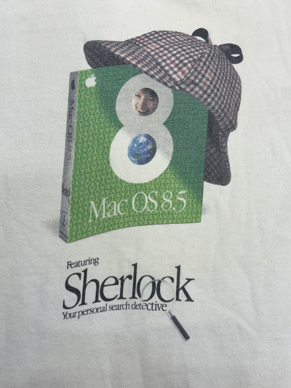 1998' Apple Mac OS 8.5 프로모 티셔츠 L 상품이미지3