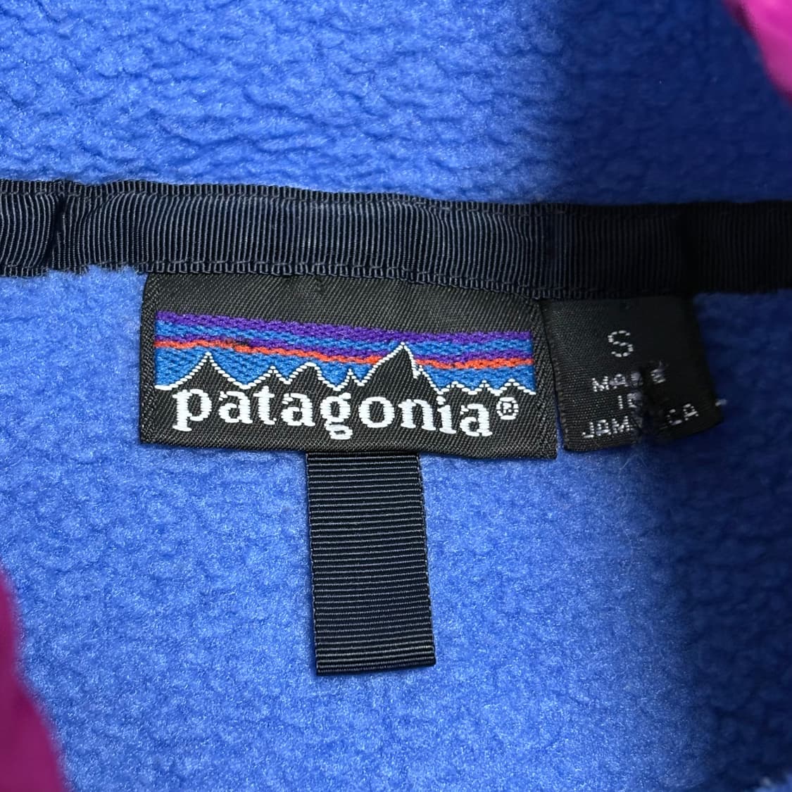 90s 파타고니아 신칠라 라이트 블루 핑크 상품이미지3