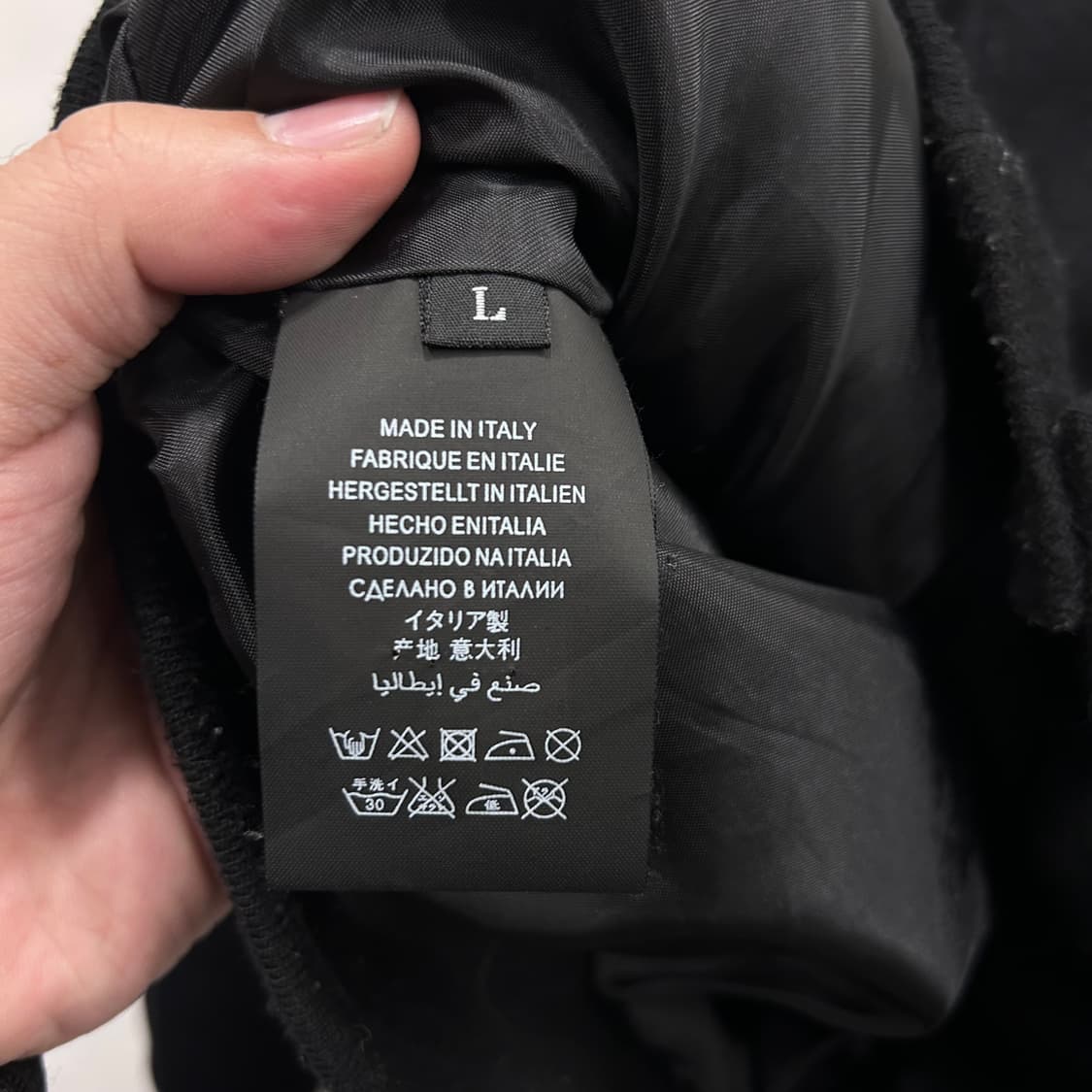 생로랑 울 배색 버튼 스타디움 자켓 상품이미지4