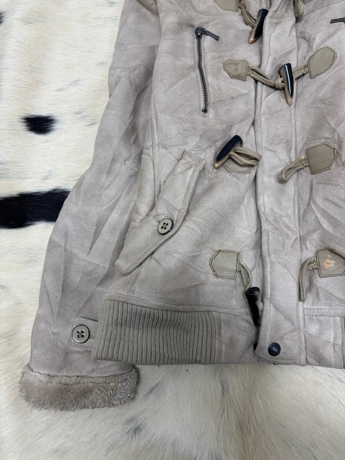 [Louis Charlon]00’s Desgin Hoodie Beige  상품이미지5