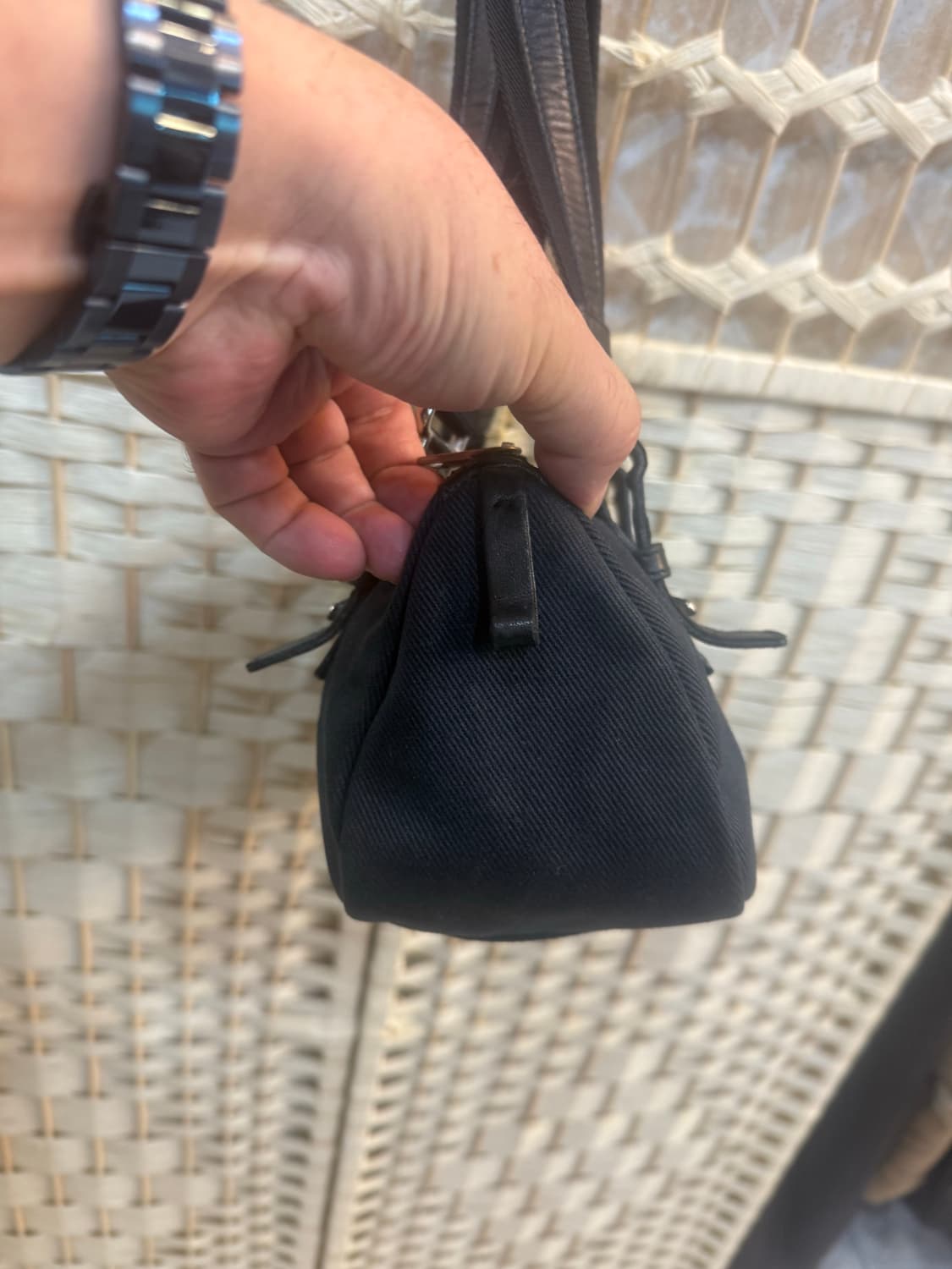 정품 생로랑 캔버스 미니 토트백 팝니다 상품이미지5