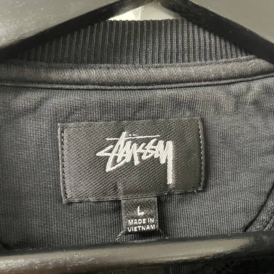 스투시 자수 로고 맨투맨 L 상품이미지4