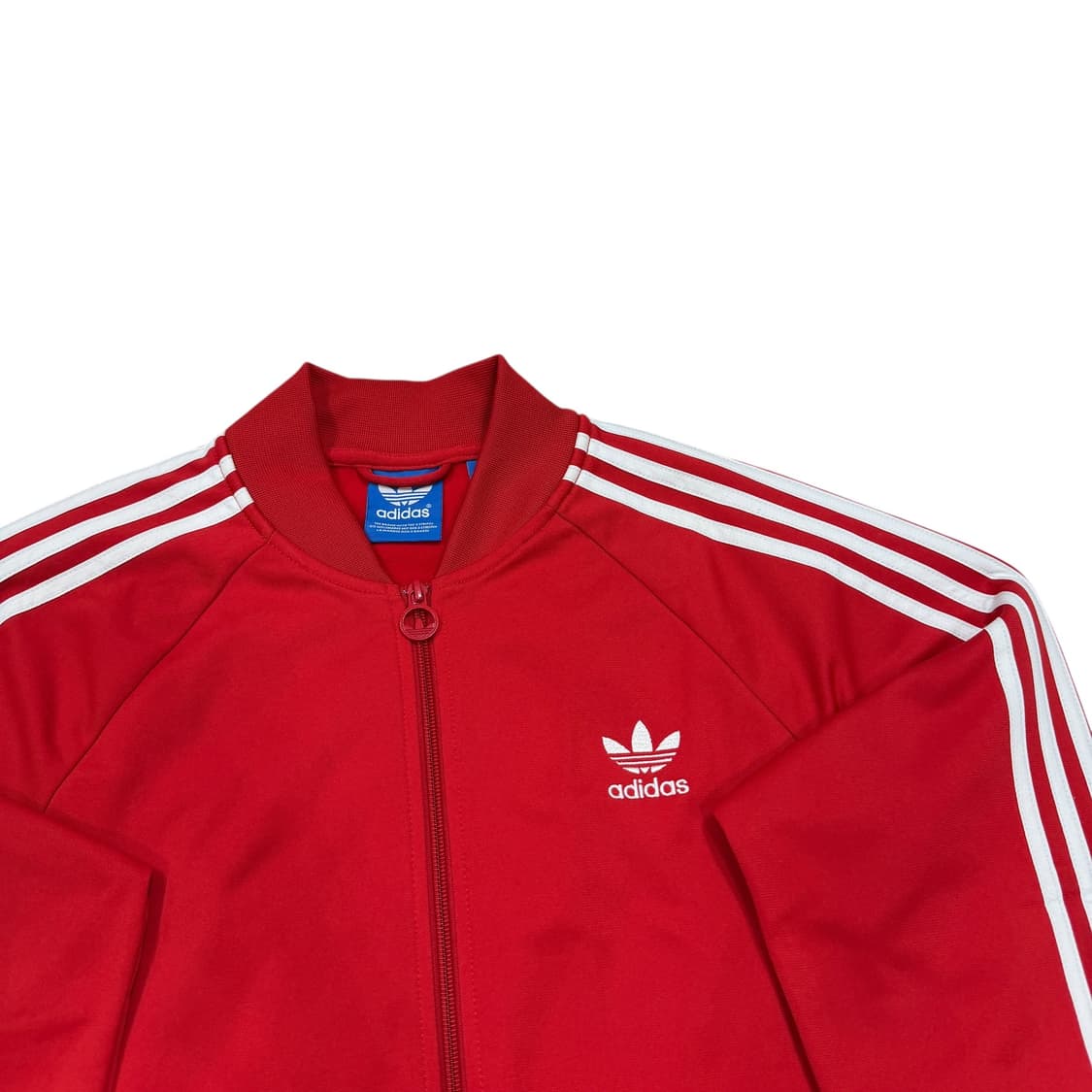 아디다스 빈티지 슈퍼스타 레드 트랙탑 져지 자켓 L 100 상품이미지2