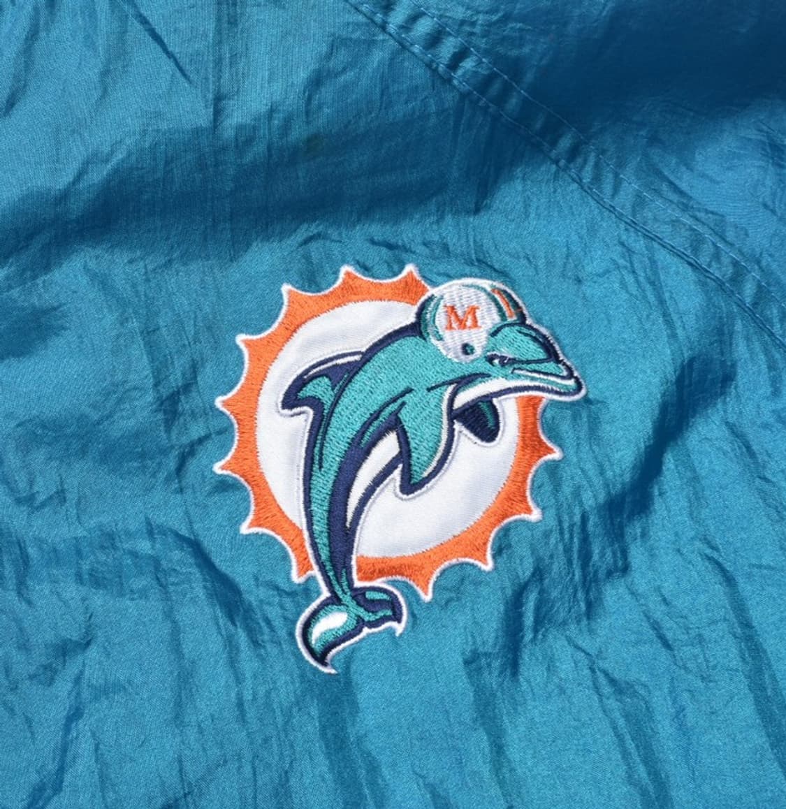 00s 스타터 올드스쿨 바람막이 마이애미 돌핀스 자켓 XL 상품이미지4