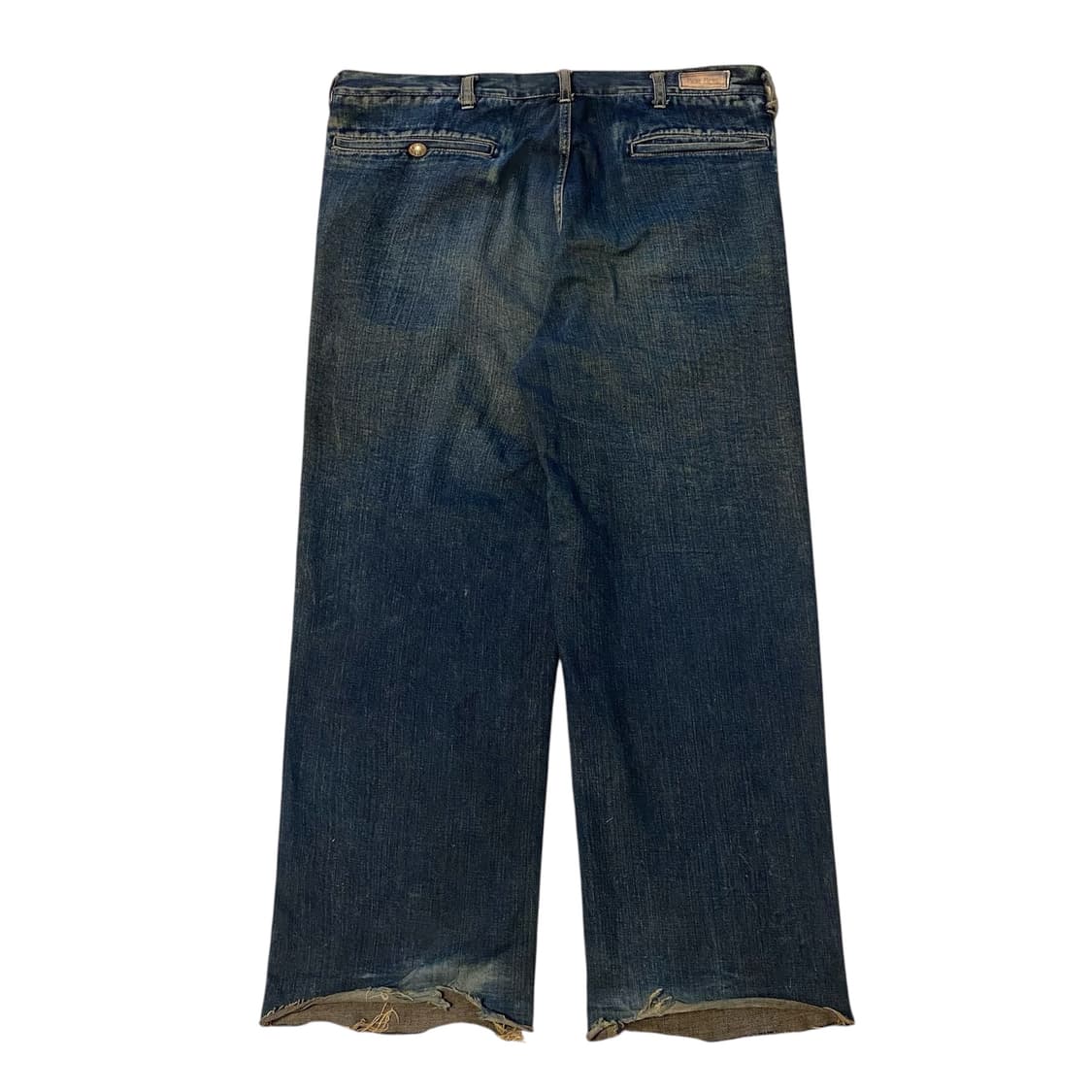 Blue Blue 와이드 컷오프 데님팬츠 상품이미지2