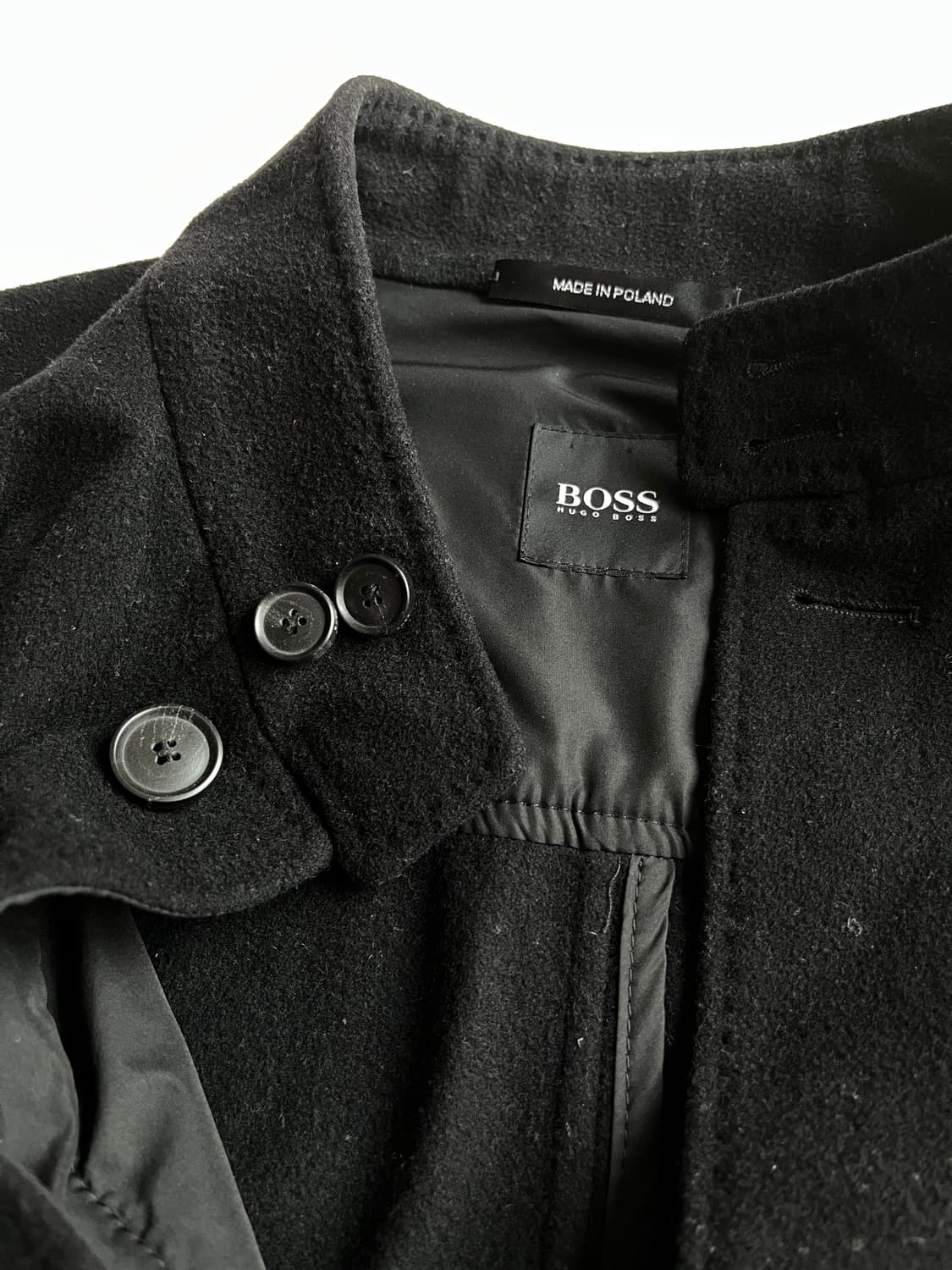 휴고 보스 정품 캐시미어 울 숏코트 여자도 가능 상품이미지2