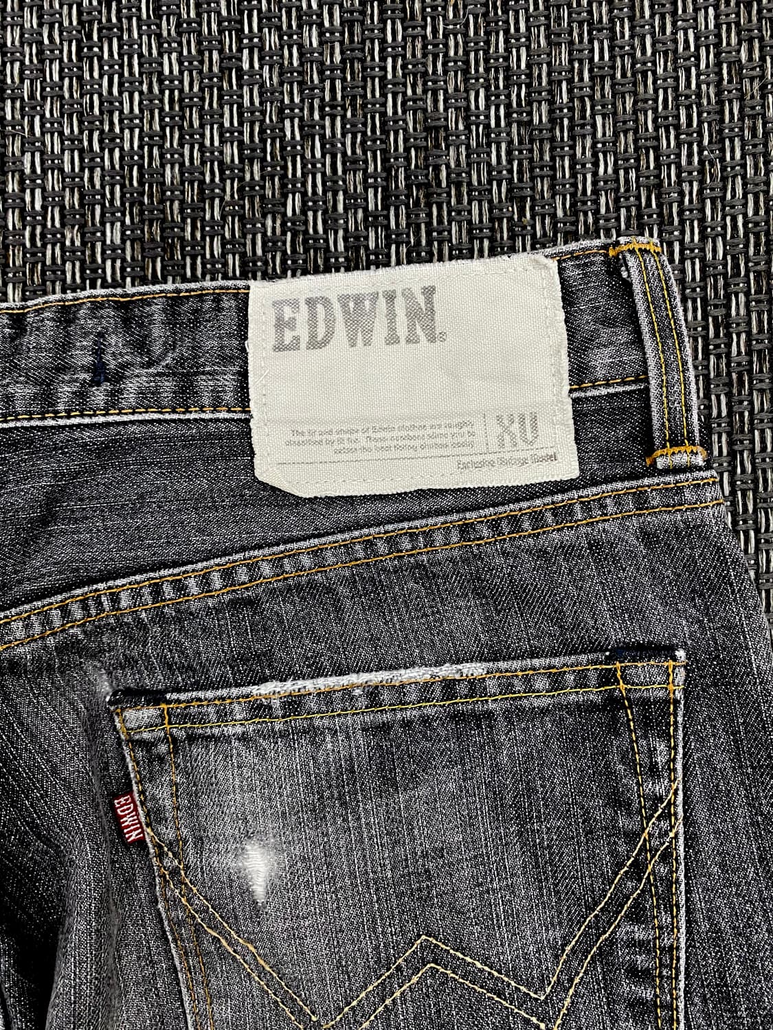[EDWIN] Y2K Grey Washed Pants 상품이미지5
