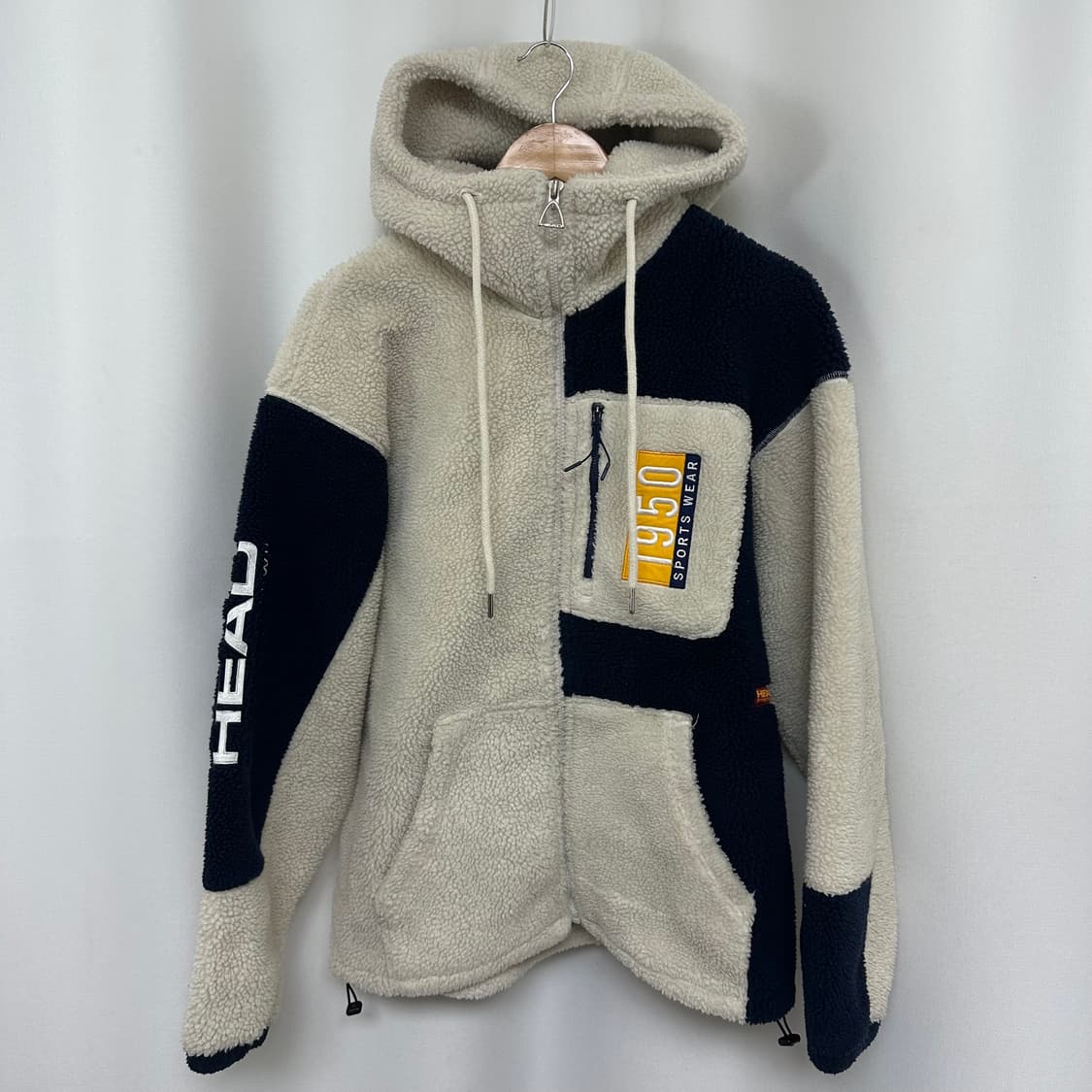   헤드 공용 뽀글이 도톰한 후드집업 자켓 S 상품이미지1