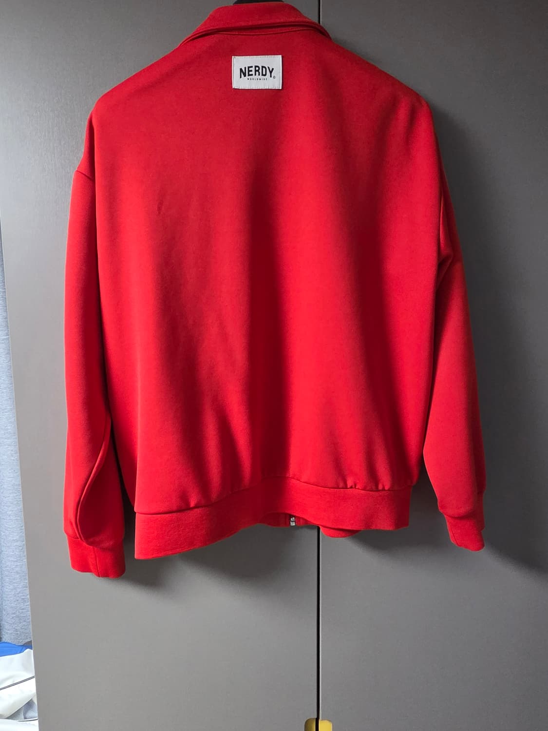 널디 로고 테잎 트랙탑 레드 상품이미지2