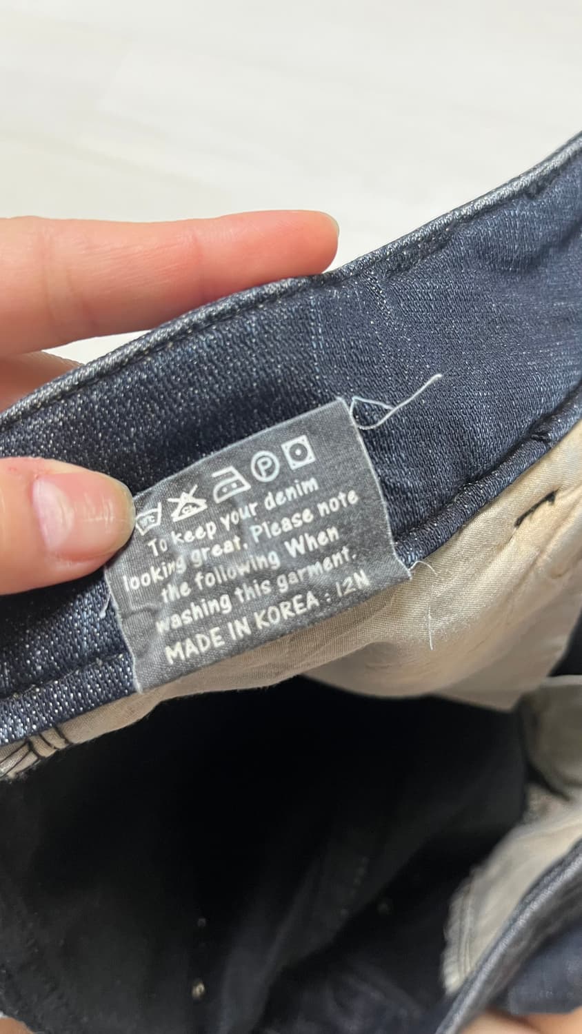 i2n 워싱 중청 레귤러핏 상품이미지4