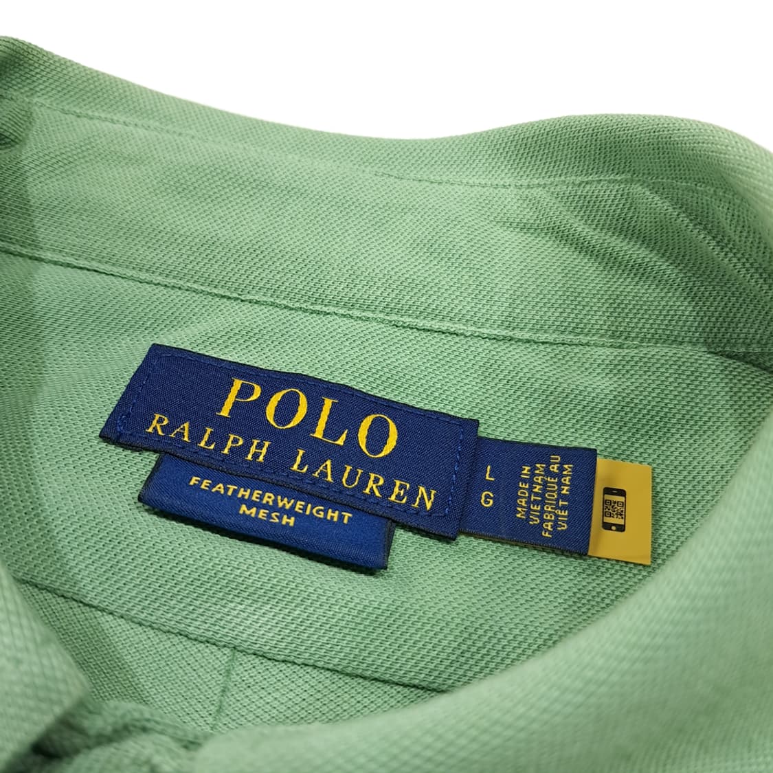 CL828 L 폴로 QR 코튼 페더웨이트메쉬 세이지그린 셔츠 남방 상품이미지3