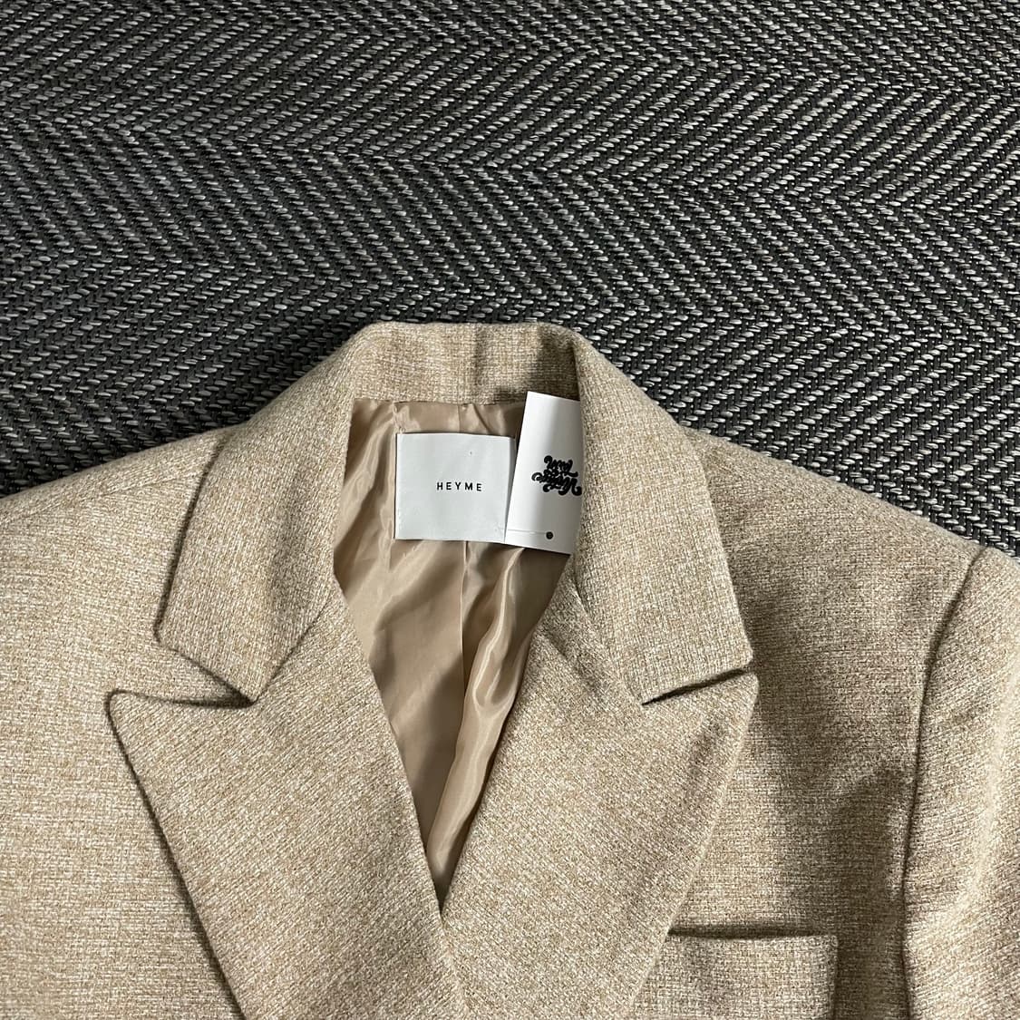 빈티지 우먼스 울 더블 하프 코트o 2966 상품이미지4