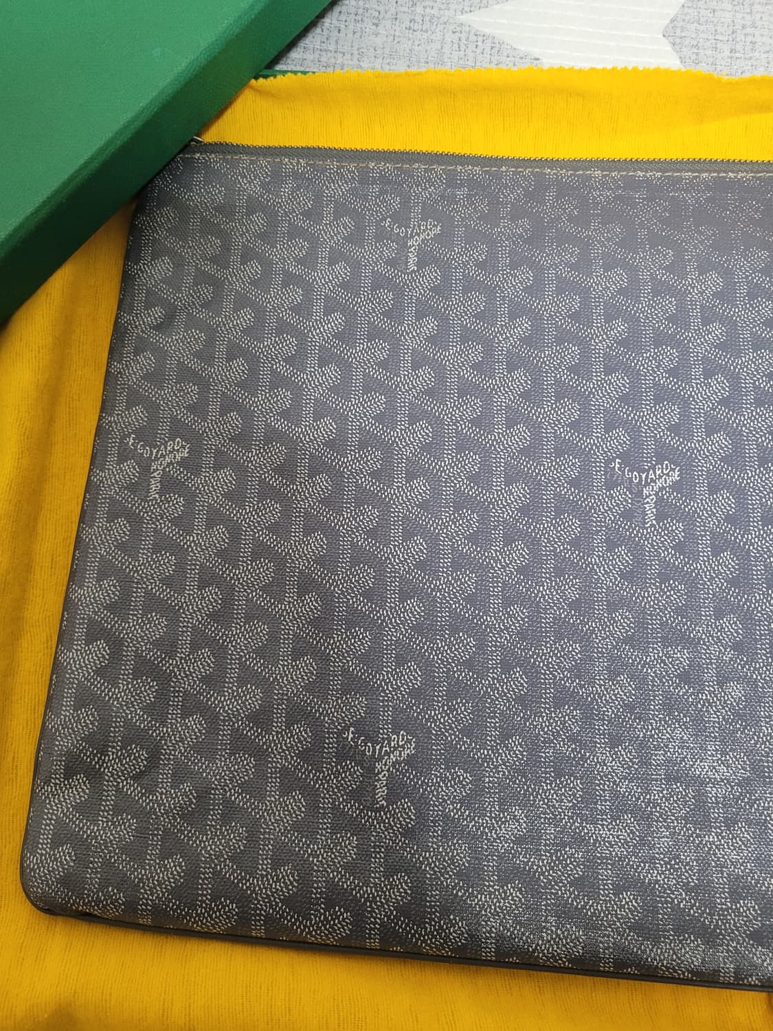 고야드 GM 세나 클러치 스폐셜컬러 그레이 상품이미지2