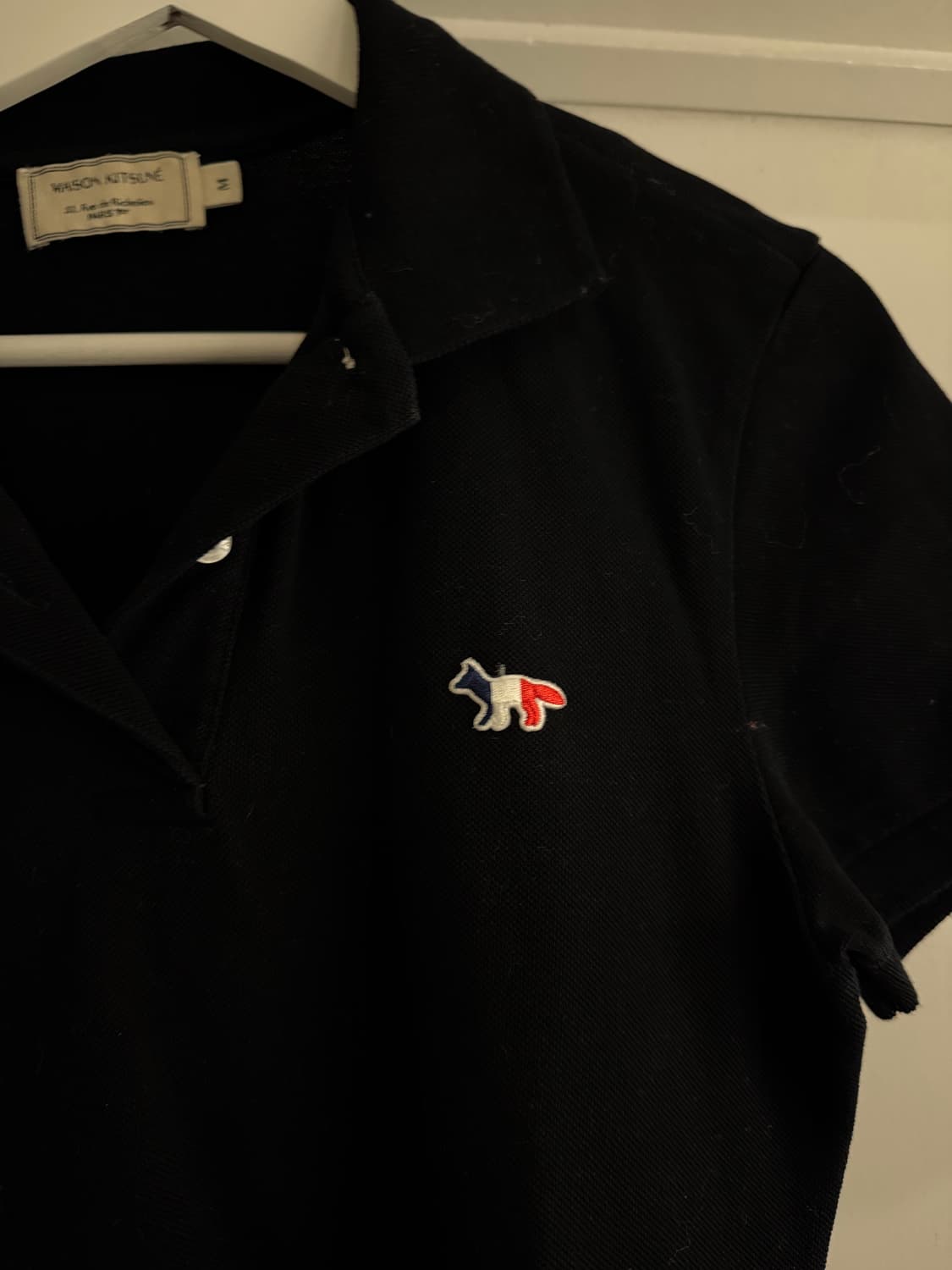 메종키츠네 블랙 카라티 상품이미지3