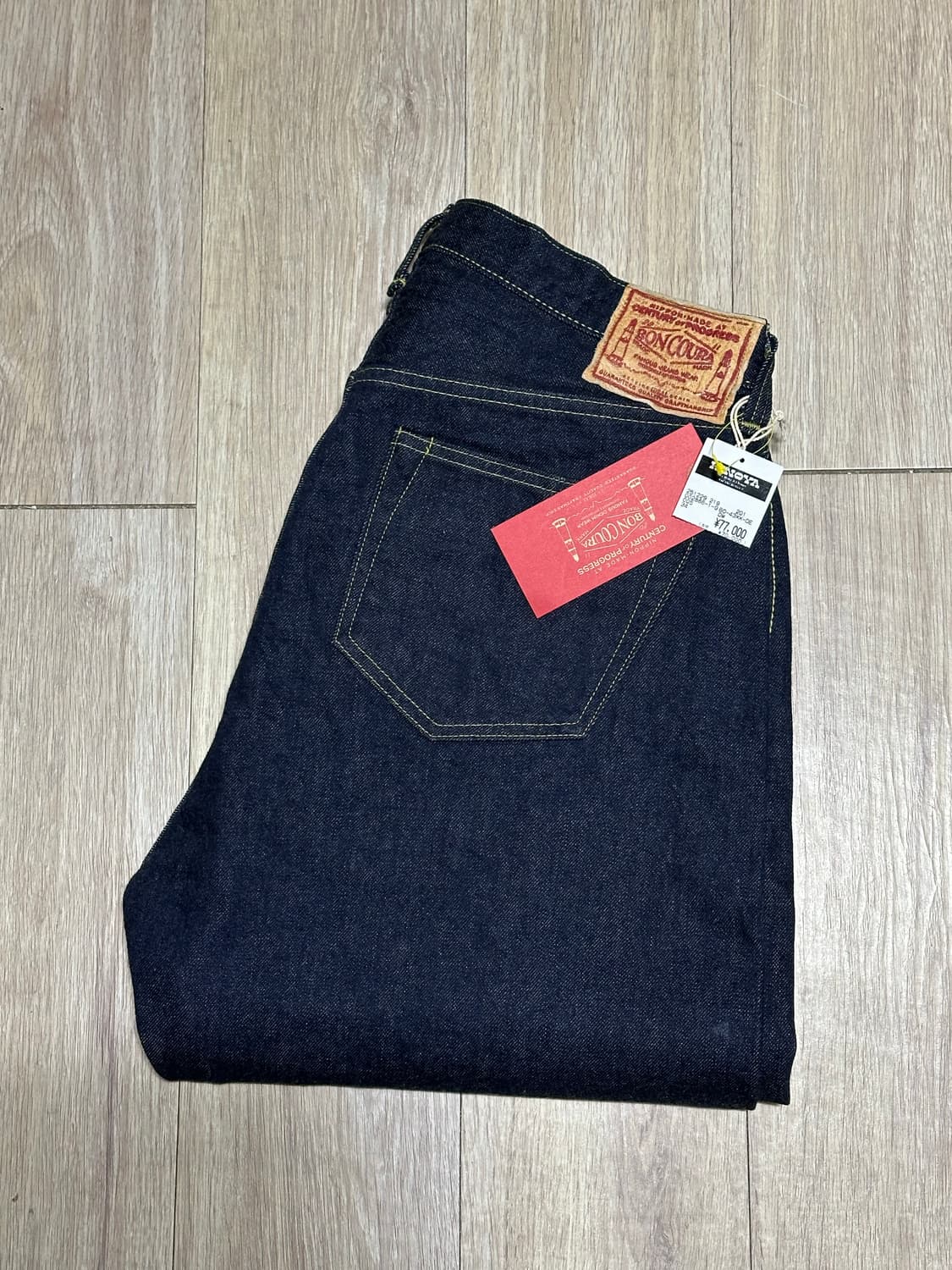 본쿠라 43XX 15주년 천연 인디고 데님 팬츠 34인치 상품이미지8