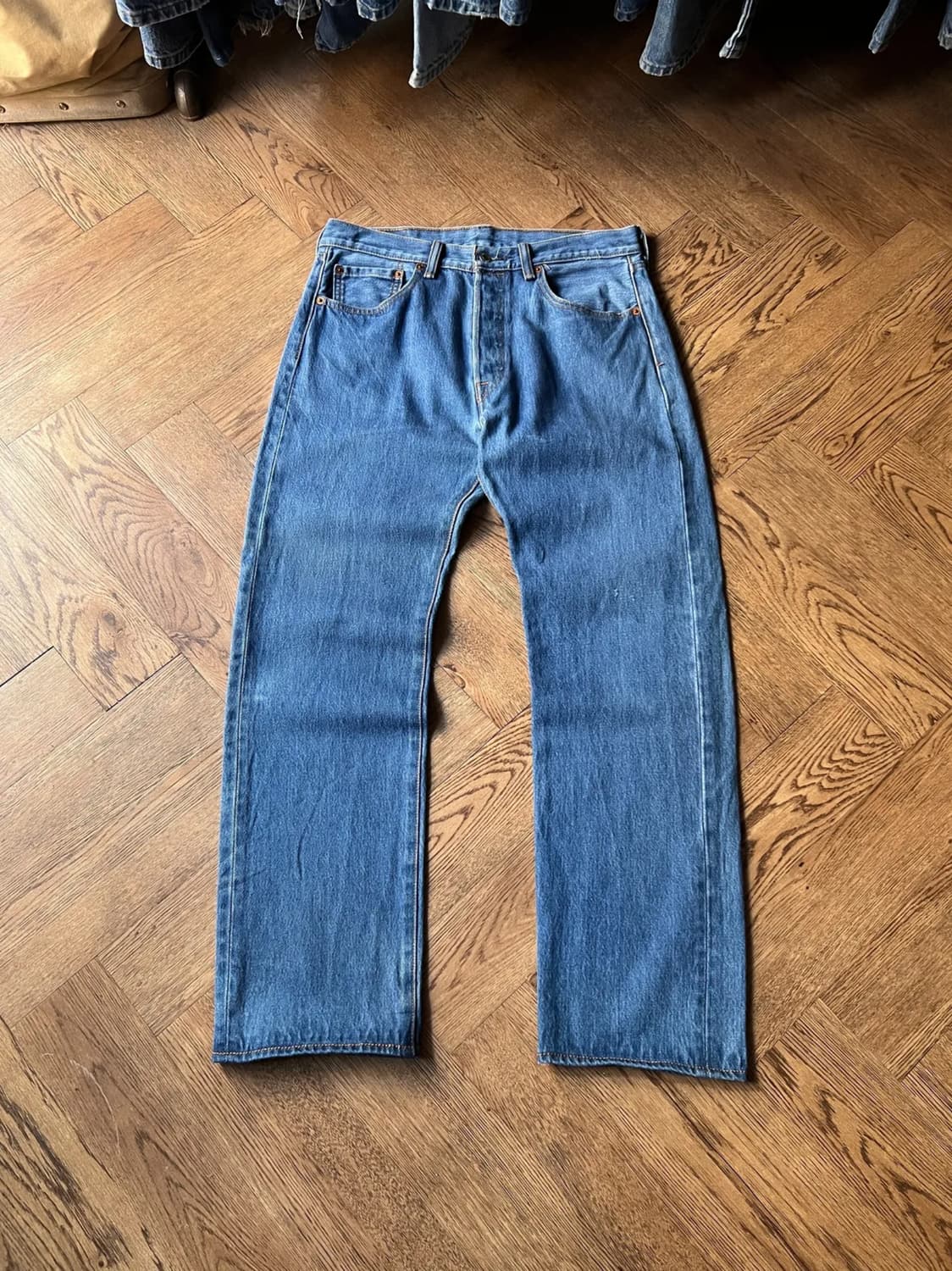 [34]리바이스 501 블랭크탭 데님 팬츠 상품이미지1