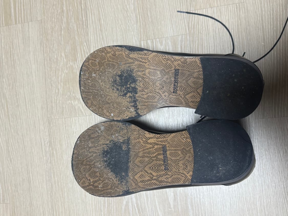 (280) 써저리 쏘유레슈어 SS001 더비 블랙 상품이미지4