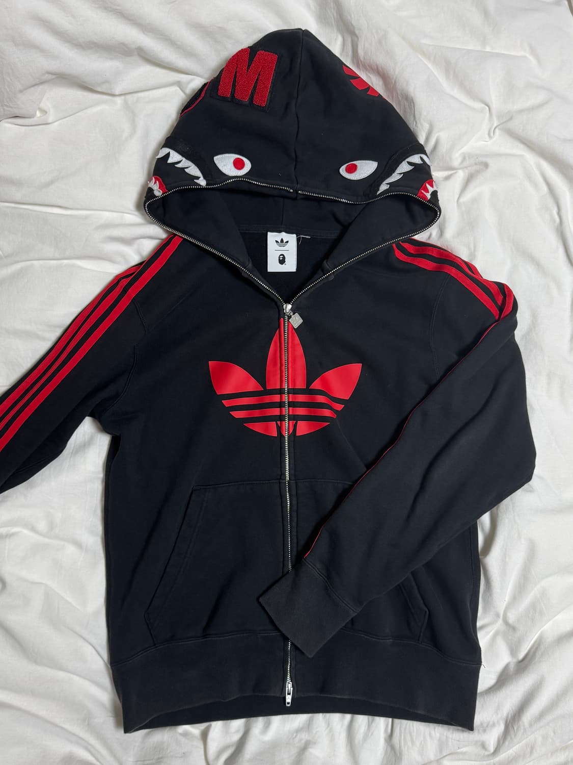 아디다스 베이프 샤크 후드 L 상품이미지2