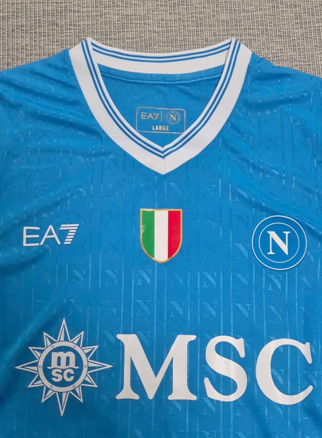 25-26 나폴리 홈 케빈 더브라위너 유니폼 L사이즈 상품이미지3