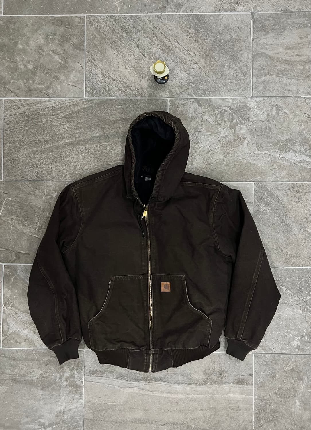 (L) 칼하트 덕 액티브 후드자켓 J130 DKB 다크브라운 상품이미지1