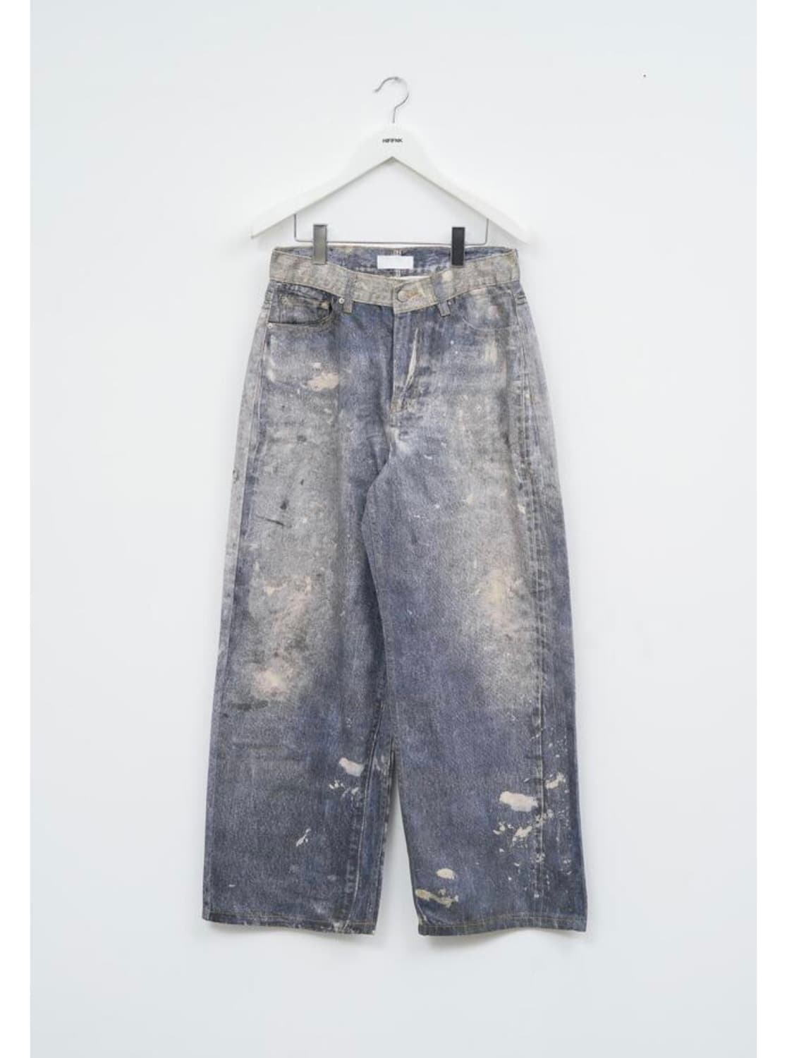 (무배) 하이파이펑크 디지털 와이드 데님 상품이미지1