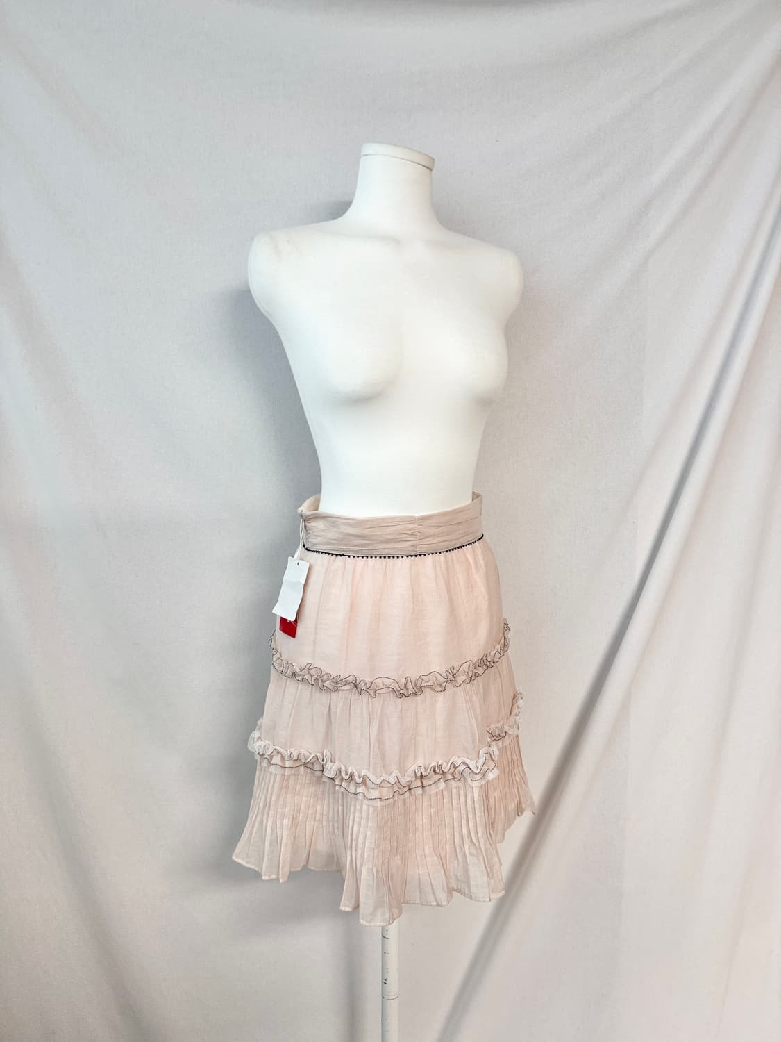 (미사용, 한화 14만원)플리츠 디테일 스커트 상품이미지1