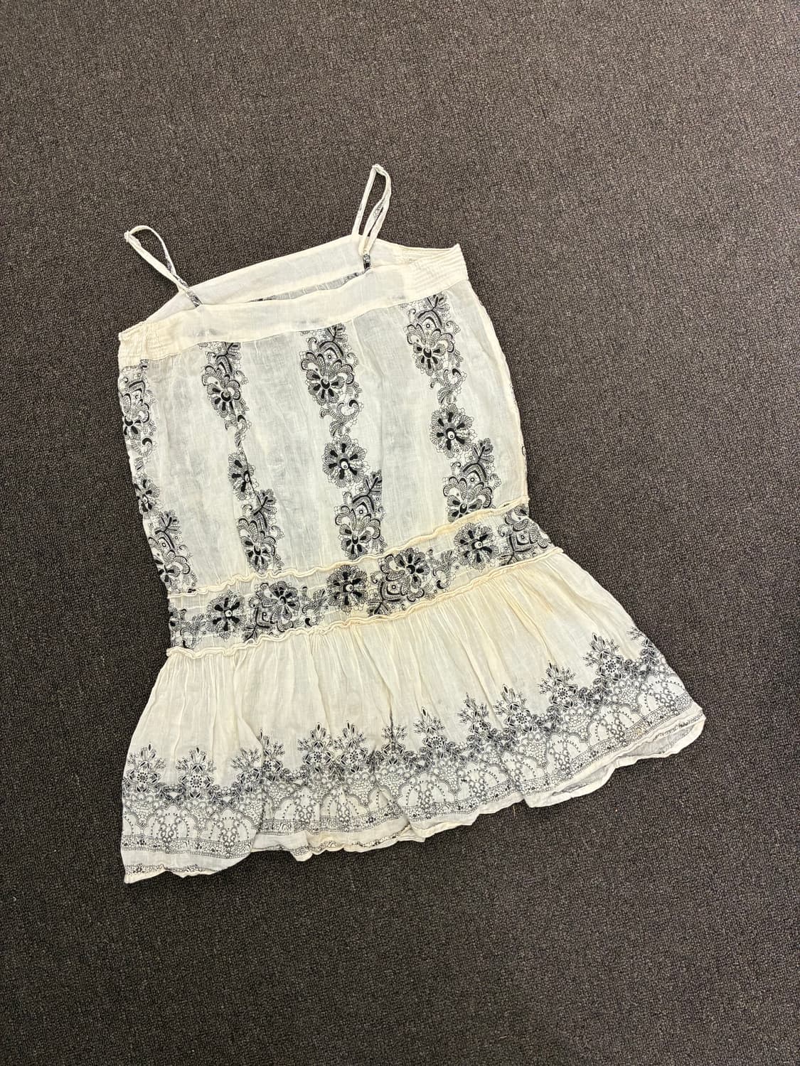 M)Japanese vintage 여성 페이즐리 나시 원피스(이염) 상품이미지7