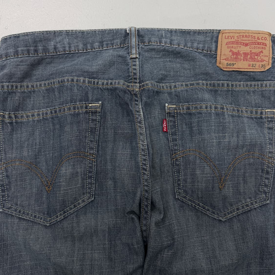 리바이스 569 새깅 워싱 와이드 스케이터 데님팬츠 상품이미지6