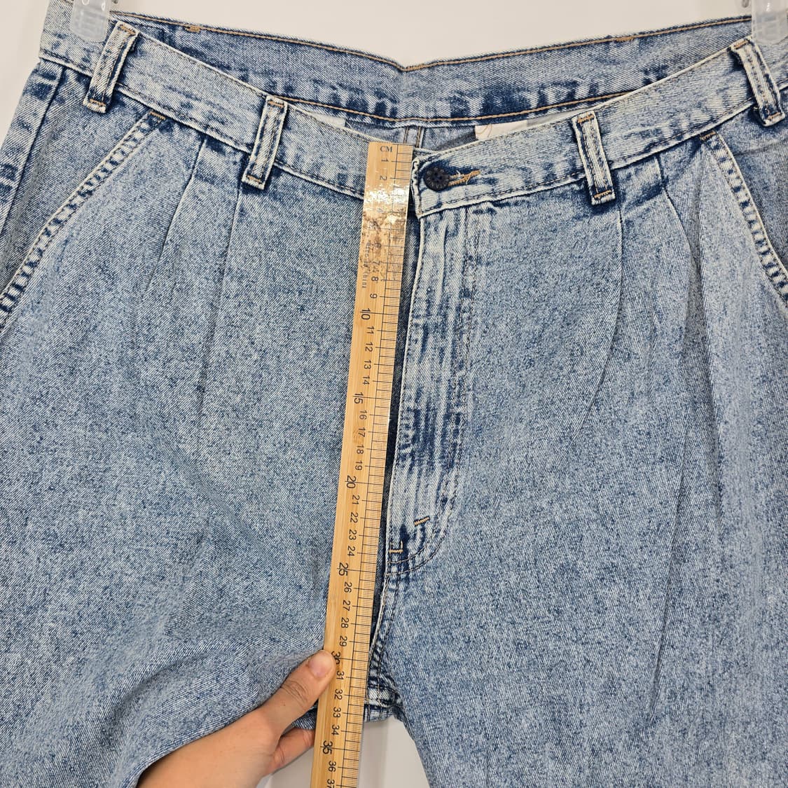 BRITANIA 빈티지 스톤워싱 남성 데님 바지 34 상품이미지2