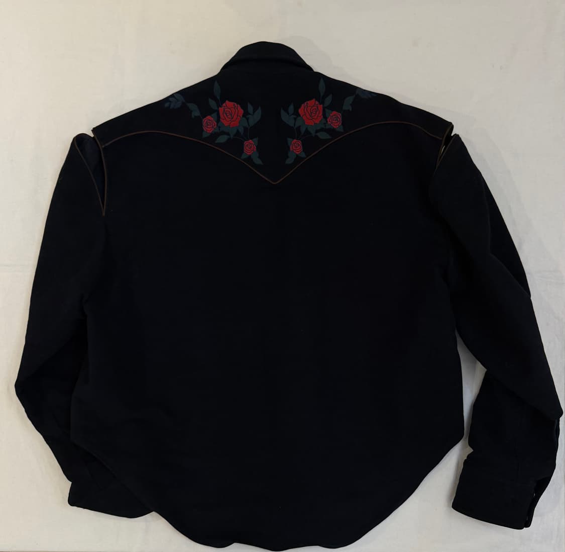 베트멍 17FW 웨스턴 플라워 자수 셔츠 상품이미지4