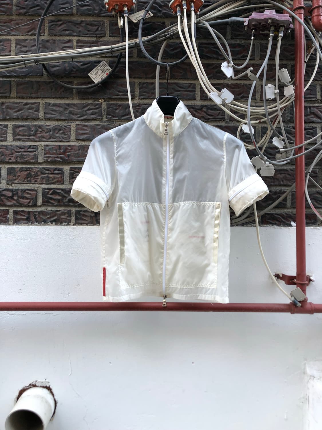 Prada 1999s Red Tap Convertible jacket 상품이미지4