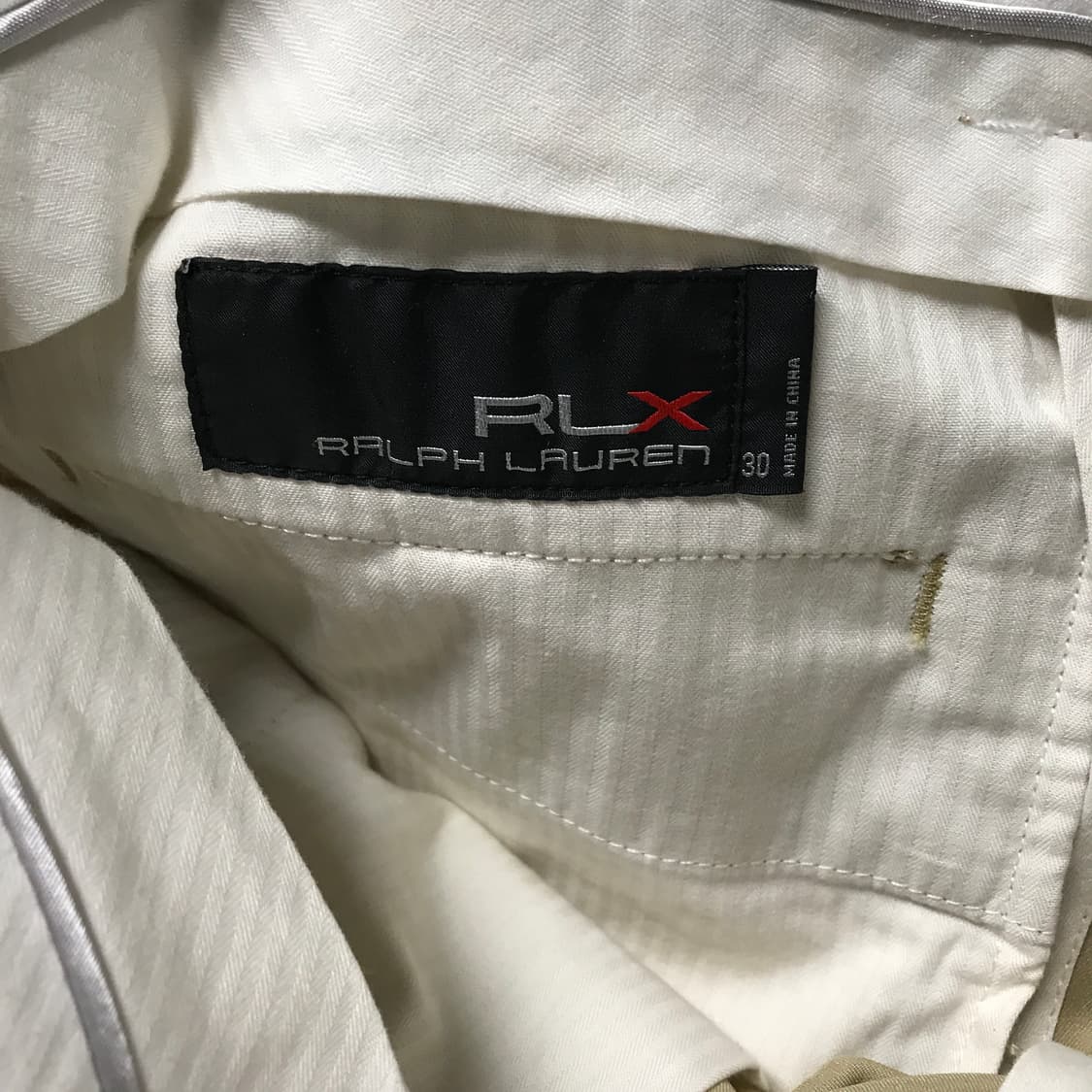 폴로 RLX 베이지 치노 팬츠 30 상품이미지6