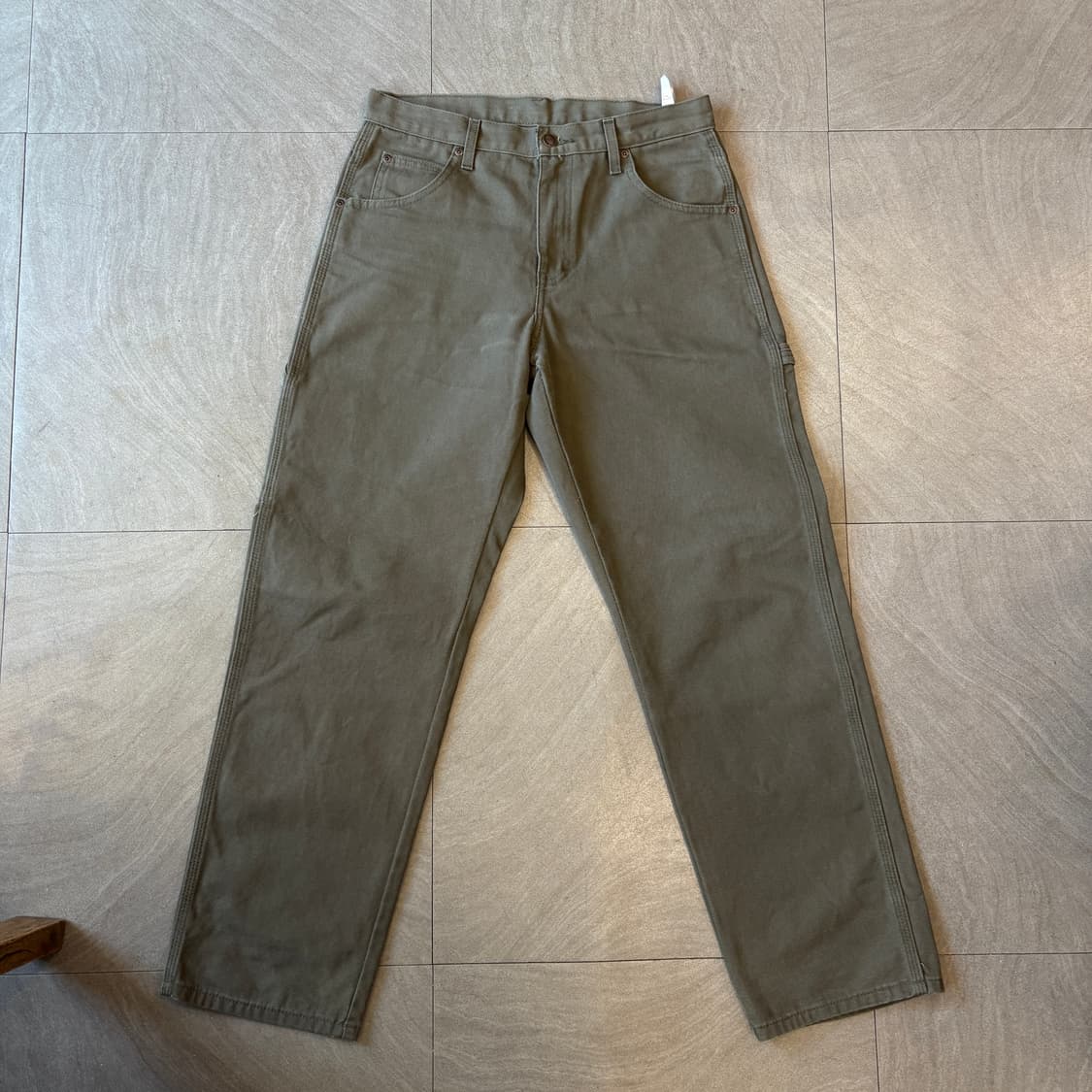 디키즈 정품 모스 그린 카펜터 팬츠 상품이미지6