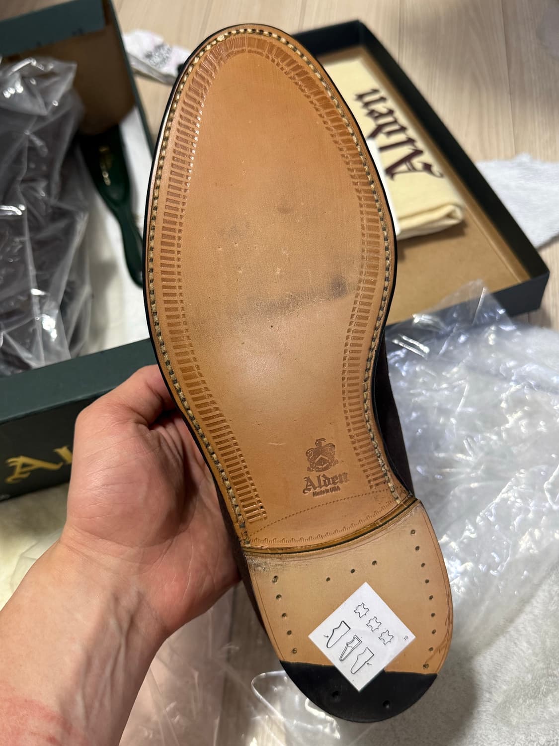 [US 8 E] 알든 666 스웨이드 테슬 로퍼 상품이미지3