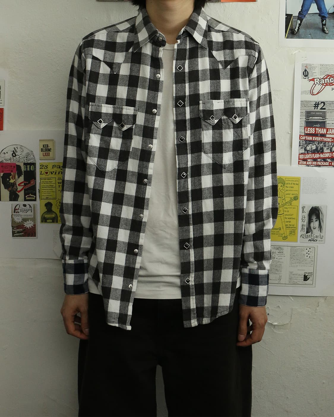 락마운트 랜치웨어 체크 웨스턴 셔츠 상품이미지1