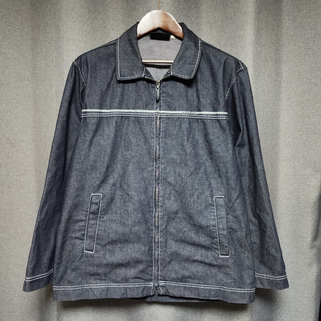 DDP 인디고 워크웨어 집업 자켓 상품이미지2