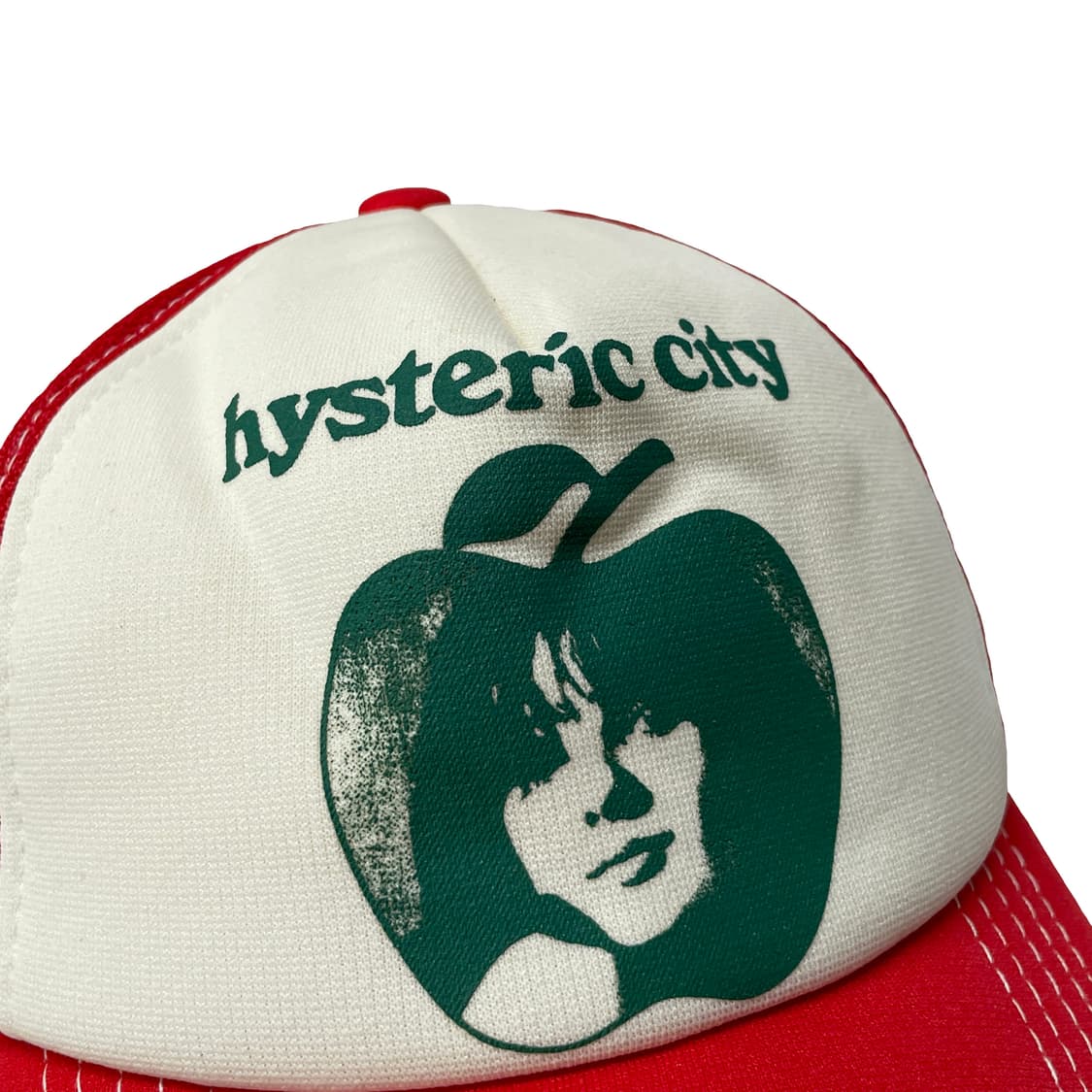 히스테릭글래머 메쉬캡 레드/화이트 상품이미지4