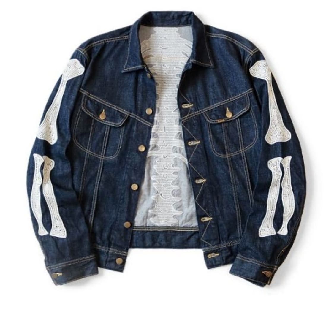 캐피탈 본 데님 자켓 44사이즈 판매합니다 상품이미지1