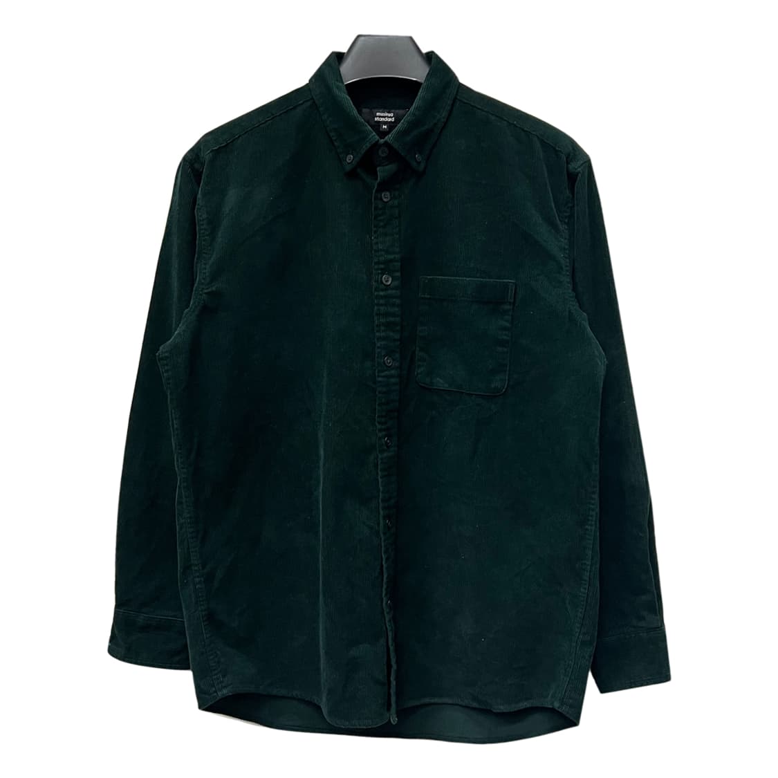 무신사 스탠다드 릴렉스핏 딥그린 코듀로이 셔츠 M 상품이미지1