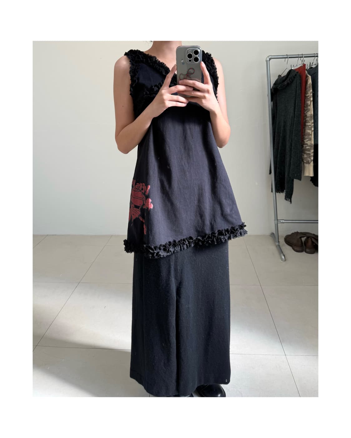 Super lovers 프릴 원피스 상품이미지1