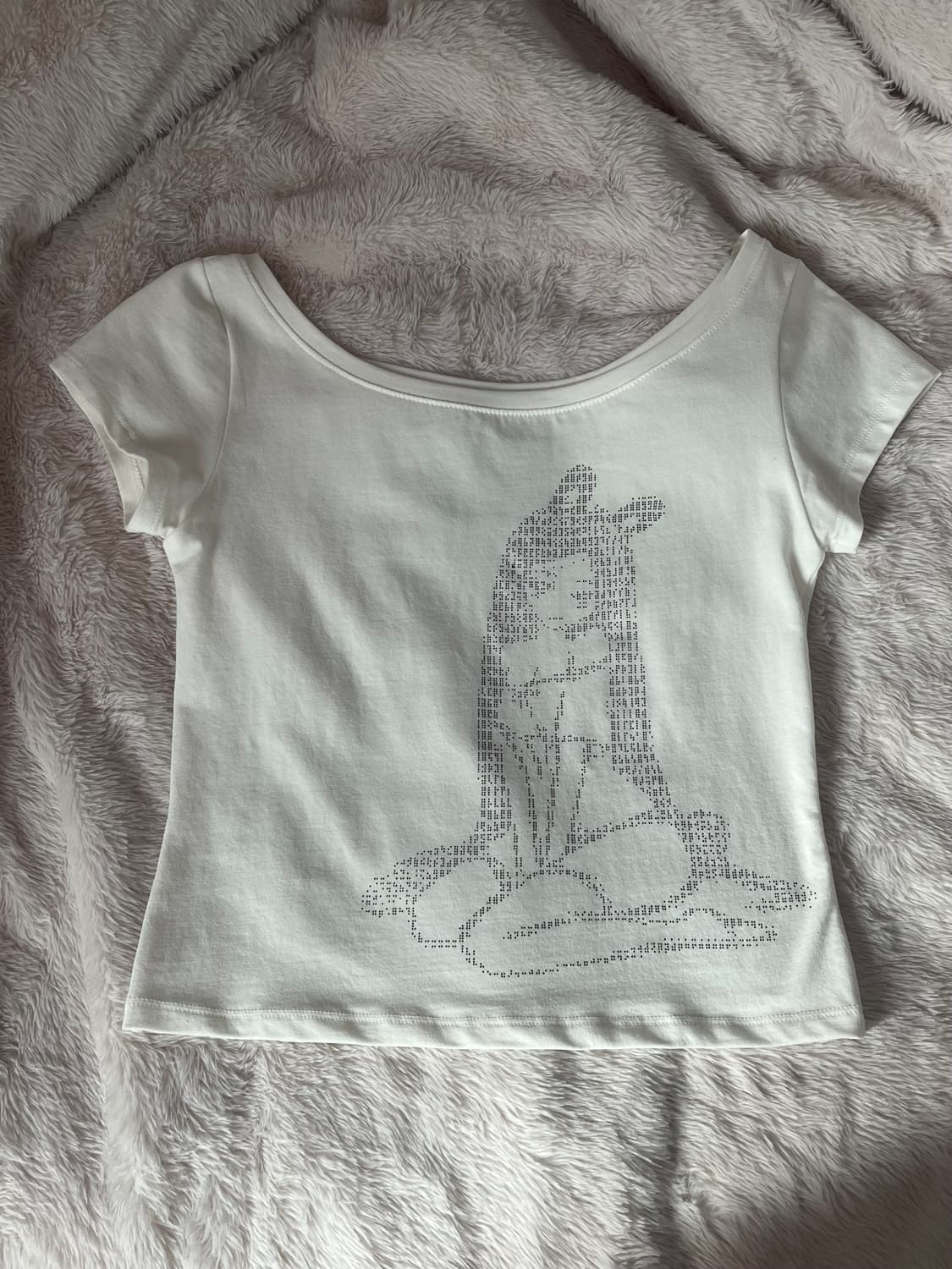 버니앤돌 Bunny Girl Printed - T (white) 상품이미지3