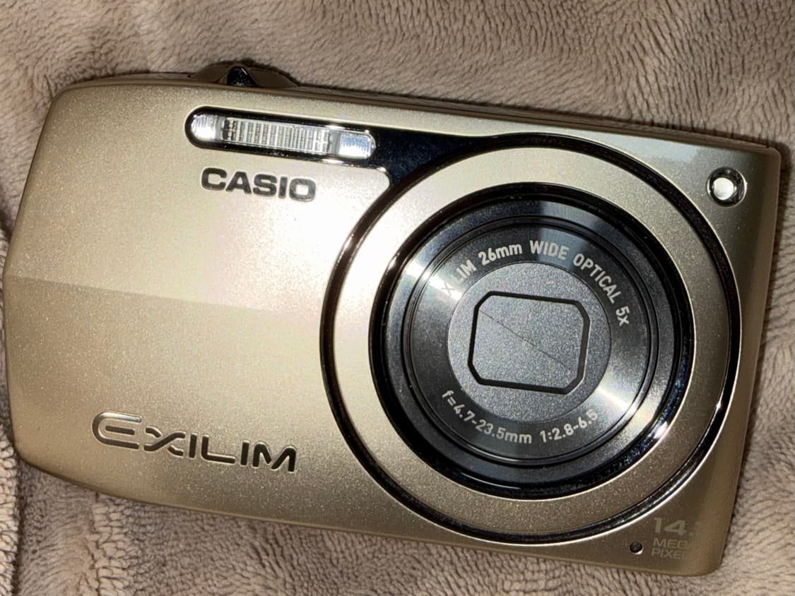 카시오 엑슬림 z2300 골드 (작례o) 상품이미지1